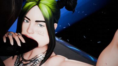 'Billie Eilish Sucking BBC Cumshot [JBPtos]'