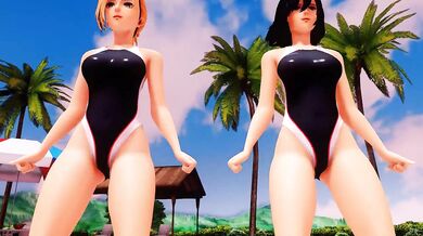 Mikasa and Annie's Sad Dance Fuckfest