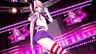 Shimakaze's Sexy Dance Moves in 'Ecchi' GenesisMMD Video