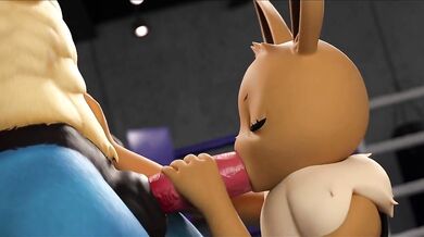 In the bedroom, Lucario VSEevee has a sexy encounter with his girlfriend, Eevee.