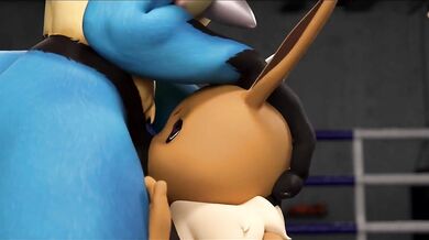 In the bedroom, Lucario VSEevee has a sexy encounter with his girlfriend, Eevee.