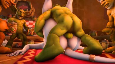 Goblin Sex Fiesta with a Draenei Slut