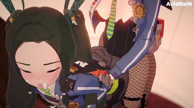 Futa ZZZ's Futanari Fun with Qingyi & Zhuyuan!