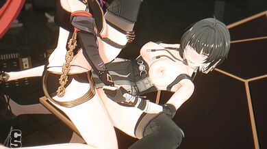 Naughty Anime Schoolgirls Get Their Pussies Licked by Hungry Dogs in 'Chopstick Puppies'