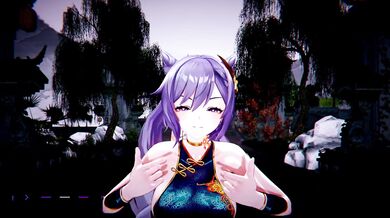 [MaplehutCat] Keqing's naughty night with Ganyu