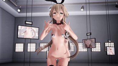 Shimakaze & Amatsukaze's Steamy Hearty Pie Party with P-chan in the Dance Hall