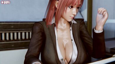 Boss's Wet Dream: Hot Secretary Seduces Him in the Office