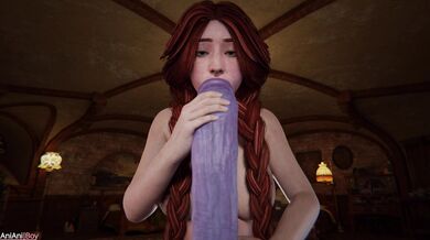 Interdimensional Banging with Professor Garlick and Widowmaker - Nude, AniAniboy, 4K!
