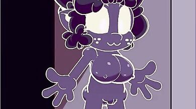 Teeny Titties in Naughty Bunny Gag!