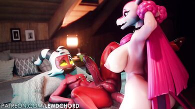 Moxxie and Lovander Futanari Rapture [Lewdchord]