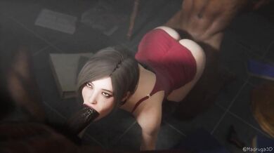 The Black Cock Inside of Ada's Hot Body