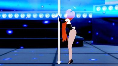 Shana's Seductive Striptease Pole Dance