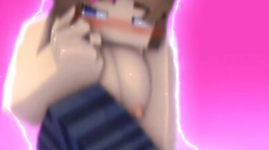 Jenny's Wet and Slippery Mining Adventure in Minecraft with Blah Blah Blah