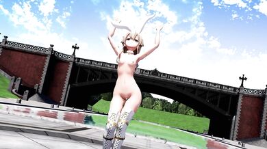 Shimakaze's Sensual Seaside Sojourn with P-chan in 'See Sea'