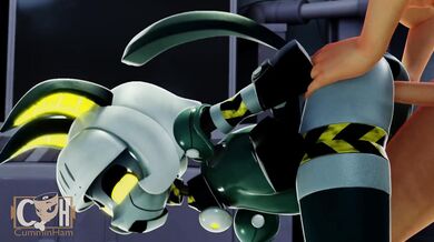 Cumming Hard with Robo-Luck!