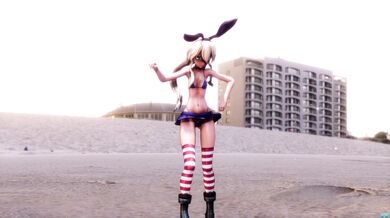 Shimakaze Goes Wild with Daddy in 'Hi Fi Raver' MMD Porn Parody