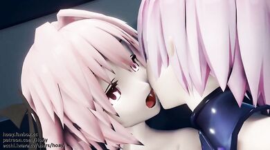 Mashu's Futanari Anal Fest Featuring Astolfo