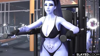 Mercy's Merciless Orgy: A Pornographic Video Experience