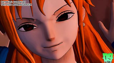 Nami's Massive Futanari Penis Banging Robin