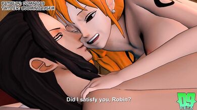 Nami's Massive Futanari Penis Banging Robin