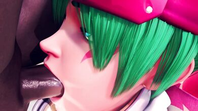 D.va Gets Blacked and Red-faced with Kiriko on the Beach