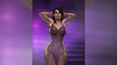 Sexy strip tease and grinding action!