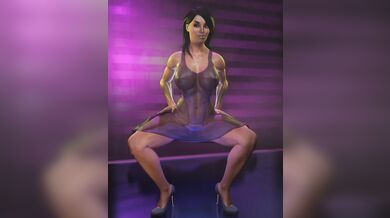 Sexy strip tease and grinding action!