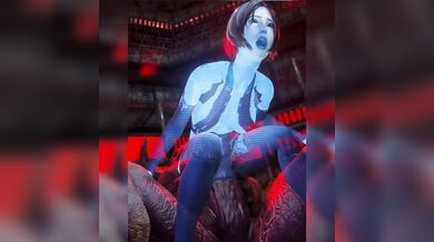 Ball-Gagged and Bound: Cortana's Hardcore Tie-up Ordeal