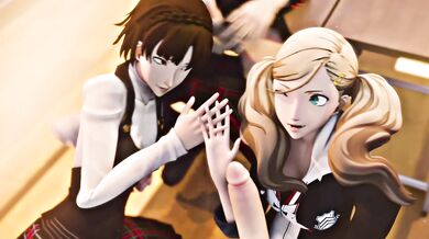 Persona 5's Ann Takamaki and Makoto Niijima in an Amateur Throwaway