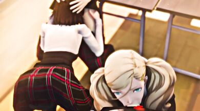 Persona 5's Ann Takamaki and Makoto Niijima in an Amateur Throwaway