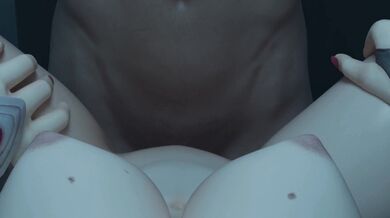 Overwatch Bitch Disco Pounding Her Pussy and Ass in a Hentai Music Video