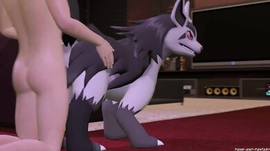 Furry Fury: Mightyena's Erotic Adventure