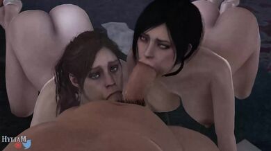 Busty Schoolgirl Gives Epic Blowjob in 'HyliamSFM'