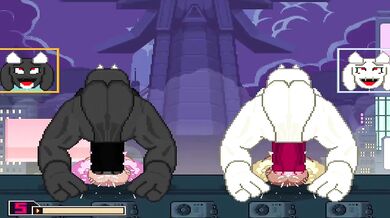 Toriel's Futa Cum Injection for Lopunny in MUGEN (Part 1)