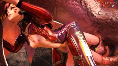 Demonic Horse-Human Hybrid Fucks Overwatch Heroine - Intense Debauchery