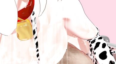 Chisato Gets Pounded From Behind While Riding a Cow