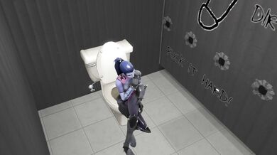 Widowmaker's Delightful Encounter with a Glory Hole