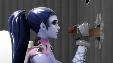 Widowmaker's Delightful Encounter with a Glory Hole