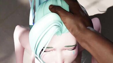 Submissive Black Slut Gets Barely Legal White Dick in her Face and Swallows all the Cum - Seraphine's Submission [MilkyChestnutNSFW]