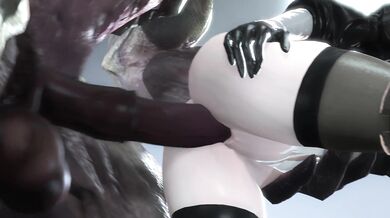 Nier Automata's Sexy Cyborg 2B & Horny Hellknight Bone the Living F*ck Outta Each Other in This Mind-Blowing Hentai Anime Porn Parody!