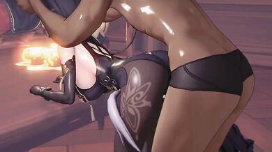 Hurricane of Desire - Raiden Mei: A wet and wild ride