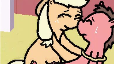 Applejack's Forbidden Ride on the Daily Equestrian Dick~! (With Voiceover)