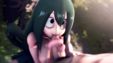 Slimy Squid Slip and Slide: Tsuyu's Tongue-tastic Adventures
