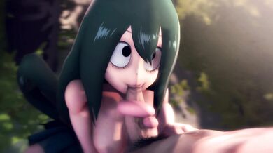 Slimy Squid Slip and Slide: Tsuyu's Tongue-tastic Adventures