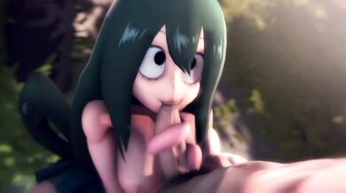Slimy Squid Slip and Slide: Tsuyu's Tongue-tastic Adventures