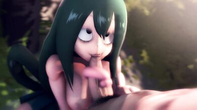 Slimy Squid Slip and Slide: Tsuyu's Tongue-tastic Adventures
