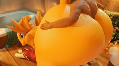 Renamon's Giant [snips456fur]