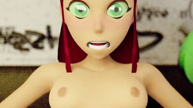 Fucking Starfire in the Ass (Teen Titans)