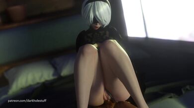 Fucking Yorah's Dark Hole in the Forest of 2B