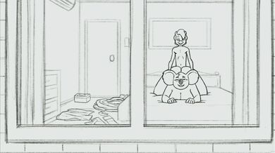 Fucking the Landlady's Daughter on the Kitchen Table While Her Mom Watches [BDSM]